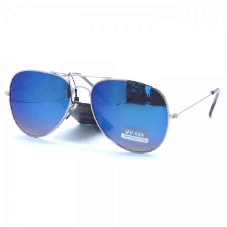 Spherical Lens Aviator Metal Sunglasses AV014