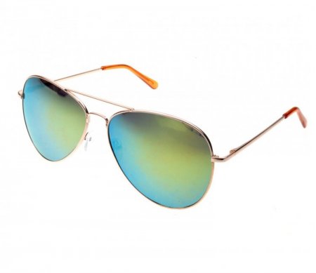 Aviator Metal Tinted Lens Sunglasses (Spring Tenple, Large Size) RB006-2