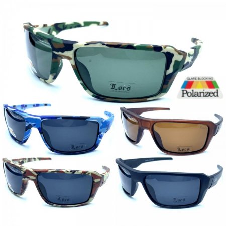 Locs Polarized Sunglasses 2 Style Asst LOCP543/544