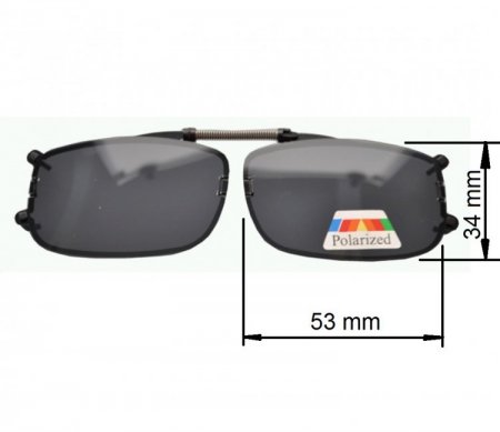 Clip on Polarized Sunglasses with Case PM6084